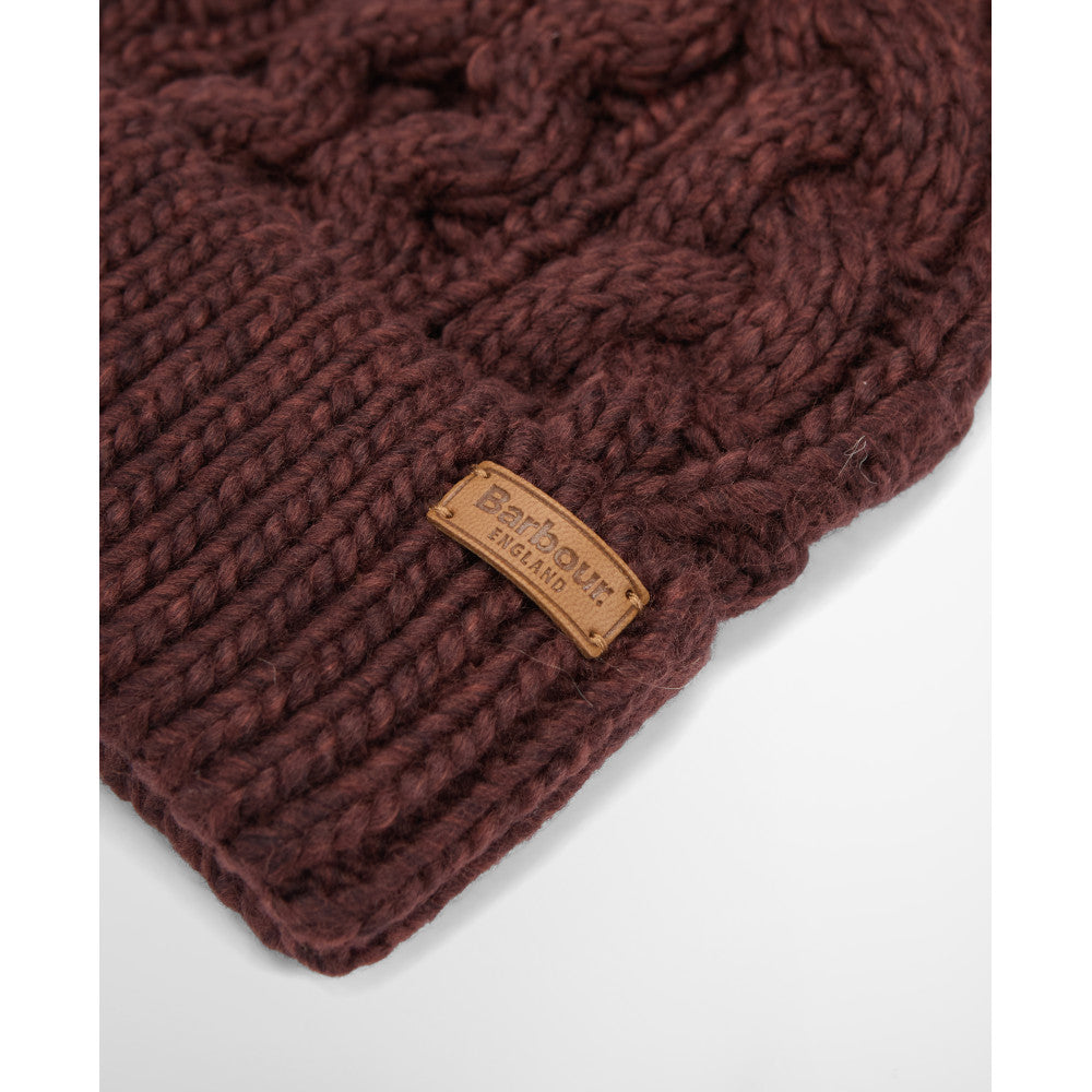 Barbour Penshaw Fig Beanie Hat
