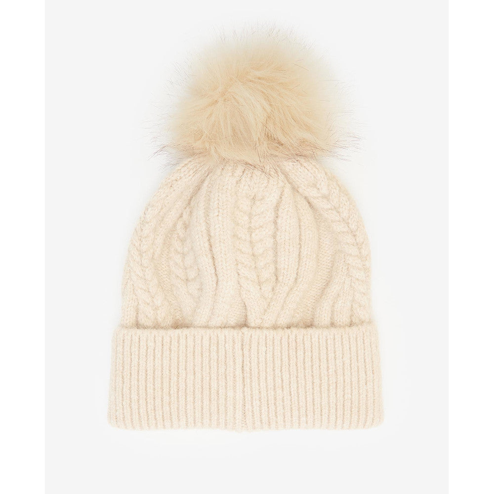Barbour Elsdon Eggshell Beanie Hat