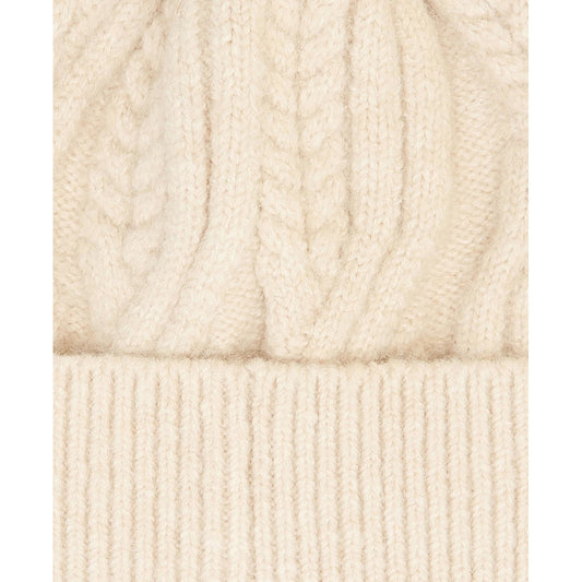 Barbour Elsdon Eggshell Beanie Hat