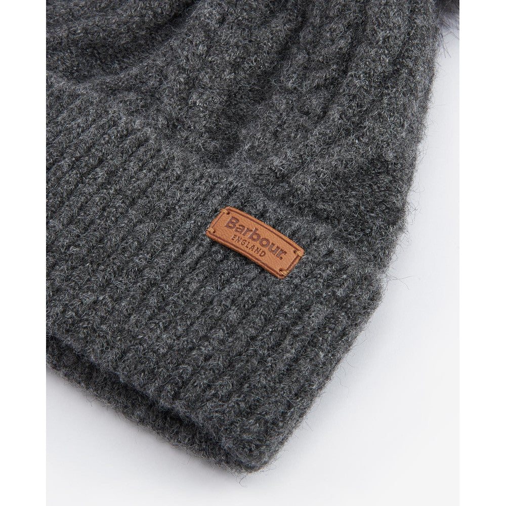 Barbour Elsdon Grey Beanie Hat