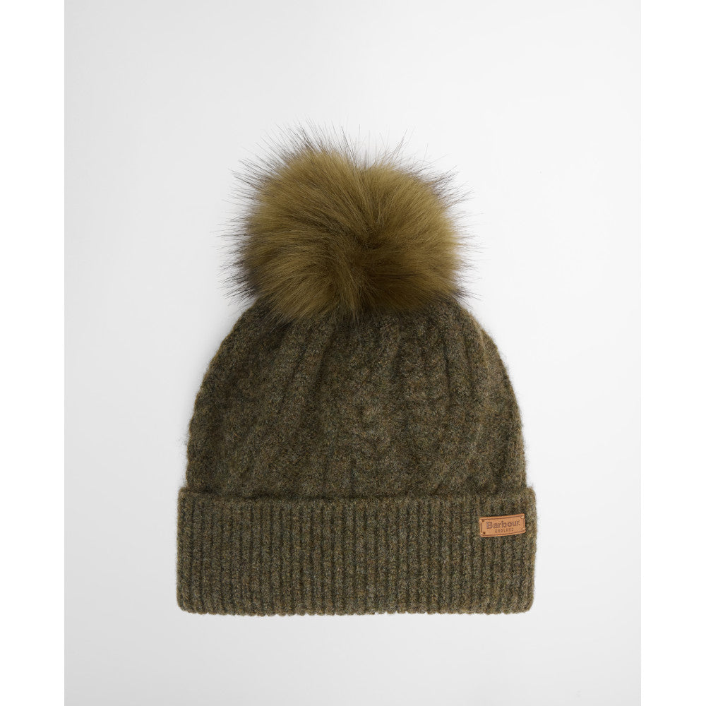 Barbour Elsdon Olive Beanie Hat