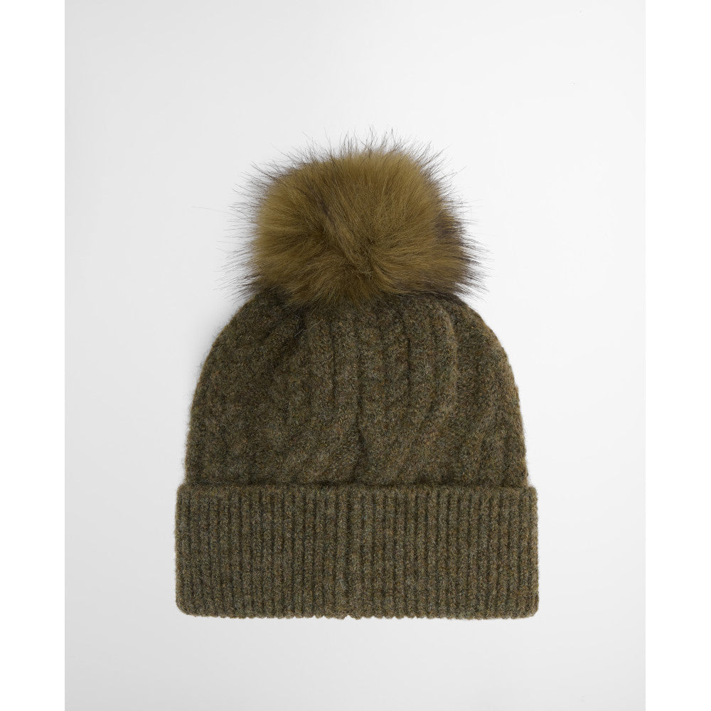 Barbour Elsdon Olive Beanie Hat