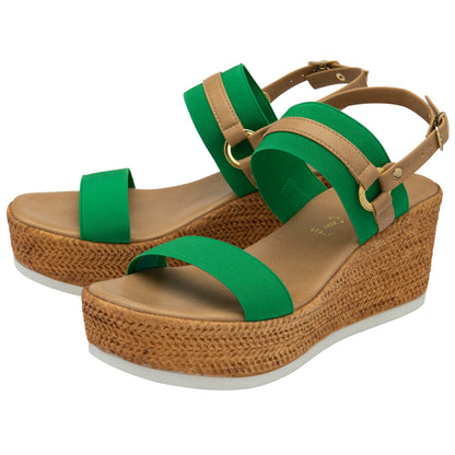 Lotus Lilliana Green Sandals