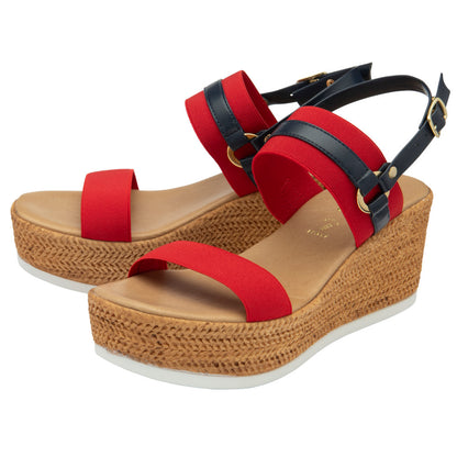 Lotus Lilliana Red Sandals