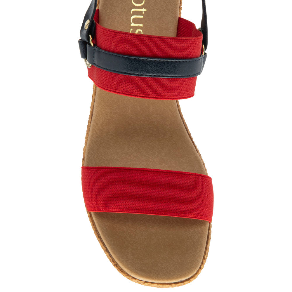 Lotus Lilliana Red Sandals