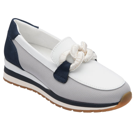 Lotus Lorrian White/Navy Shoe