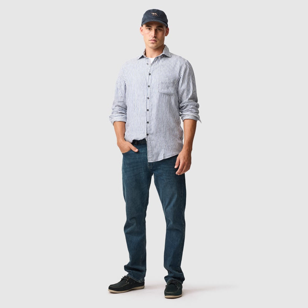 Rodd & Gunn Port Charles Deep Ocean Casual Shirt