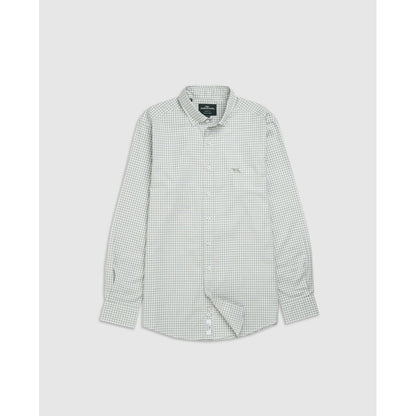 Rodd & Gunn Gunn Check Dusty Sage Oxford Shirt