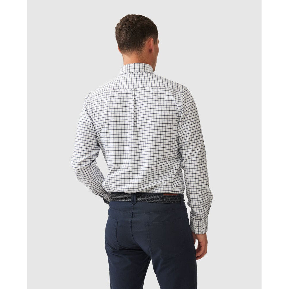 Rodd & Gunn Gunn Check Navy Oxford Shirt