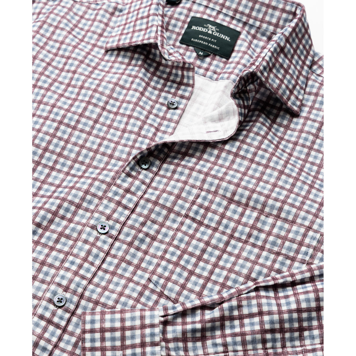 Rodd & Gunn Gledknowe Merlot Casual Shirt