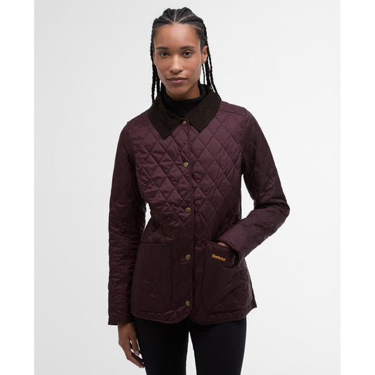 Barbour Annandale Black Cherry Quilted Jacket
