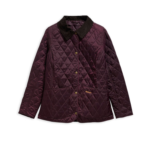 Barbour Annandale Black Cherry Quilted Jacket
