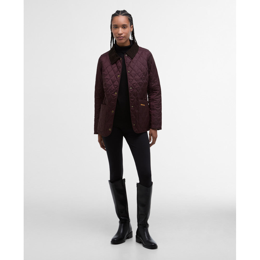 Barbour Annandale Black Cherry Quilted Jacket