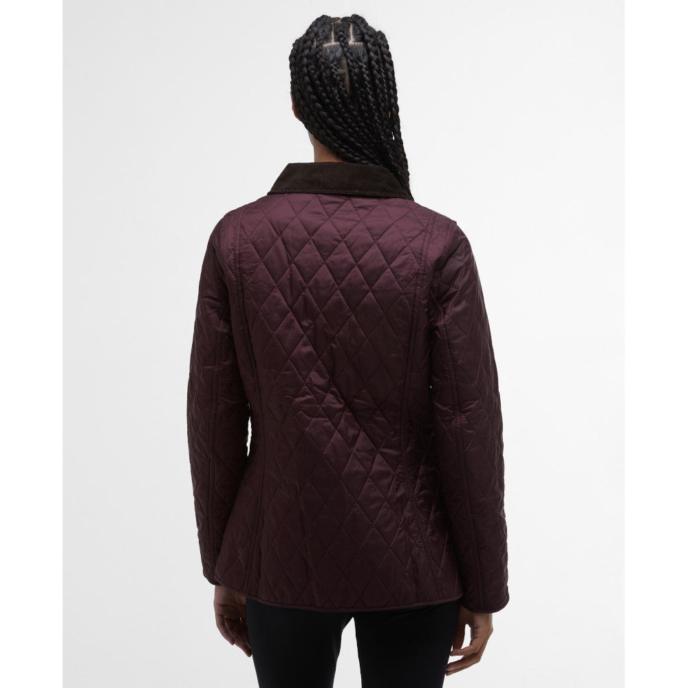Barbour Annandale Black Cherry Quilted Jacket