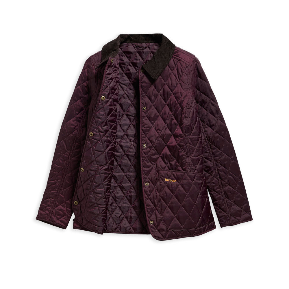 Barbour Annandale Black Cherry Quilted Jacket