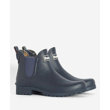 Barbour Wilton Navy Wellington Boots