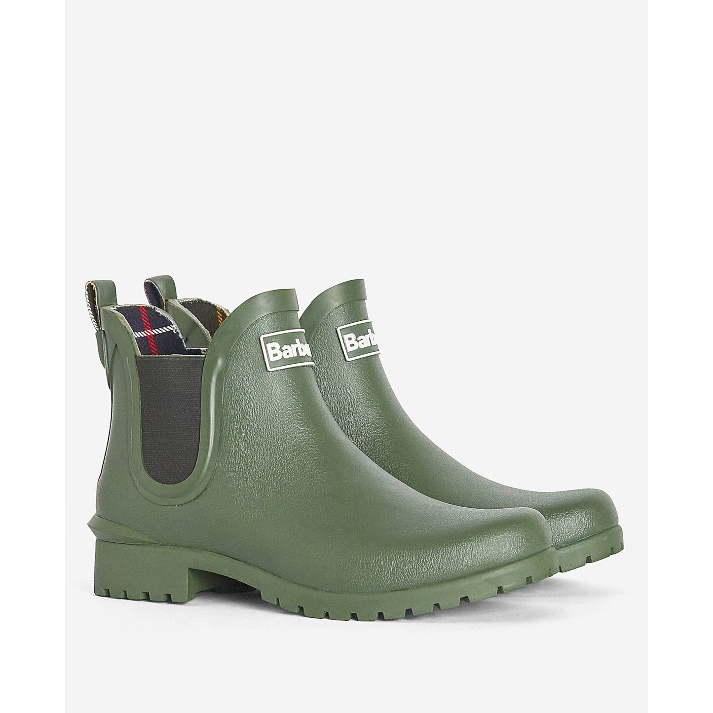 Barbour Wilton Olive Wellington Boots