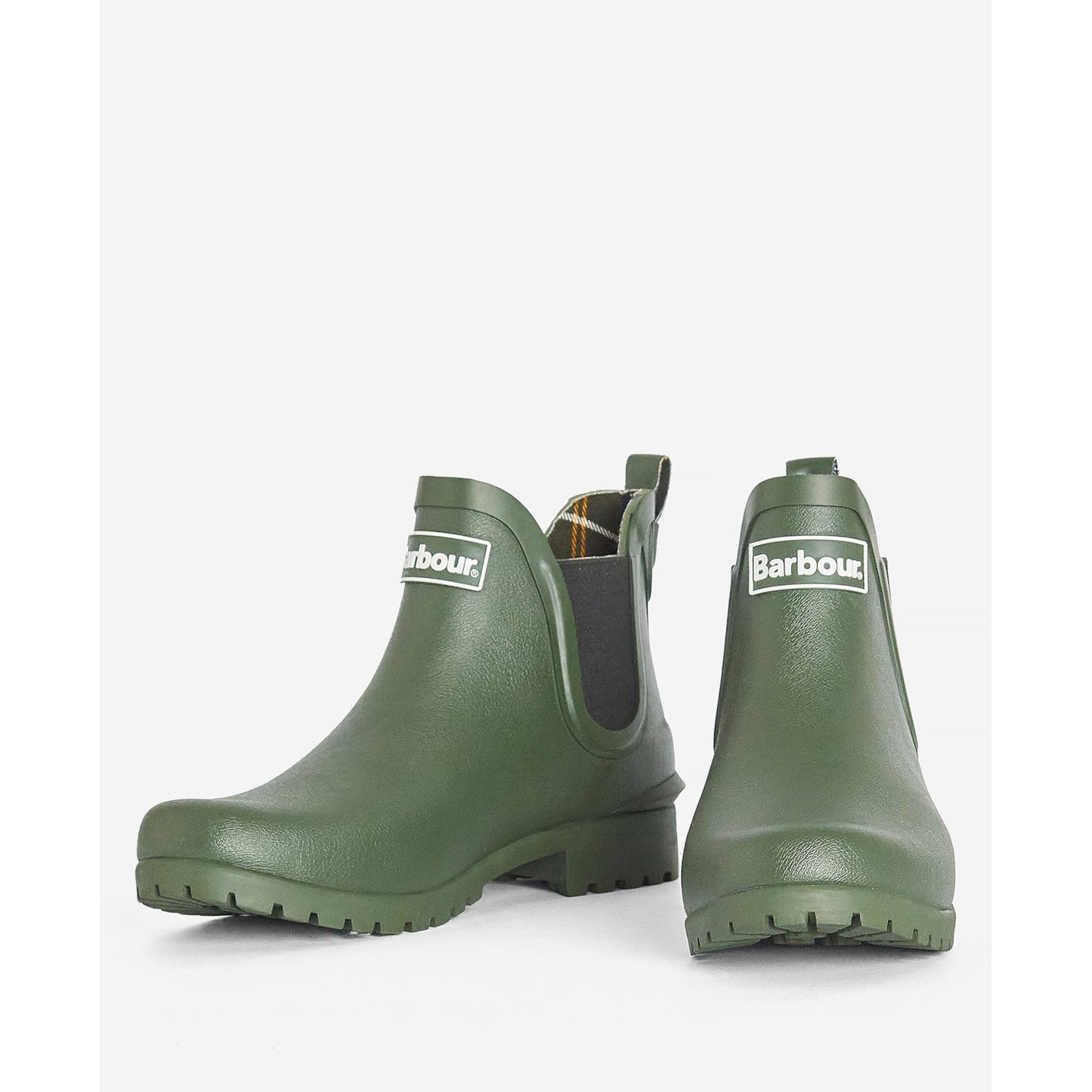 Barbour Wilton Olive Wellington Boots