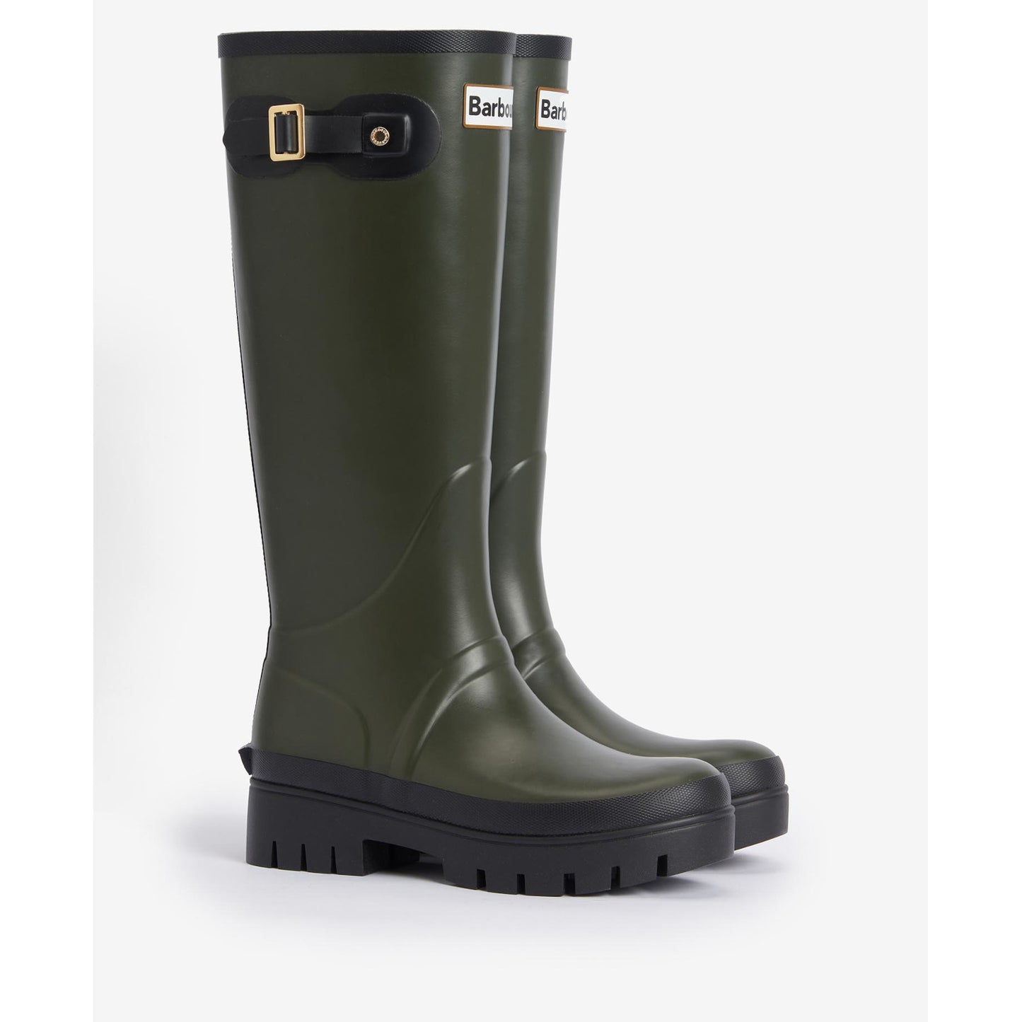 Barbour Snowdon Tall Olive Wellingtons