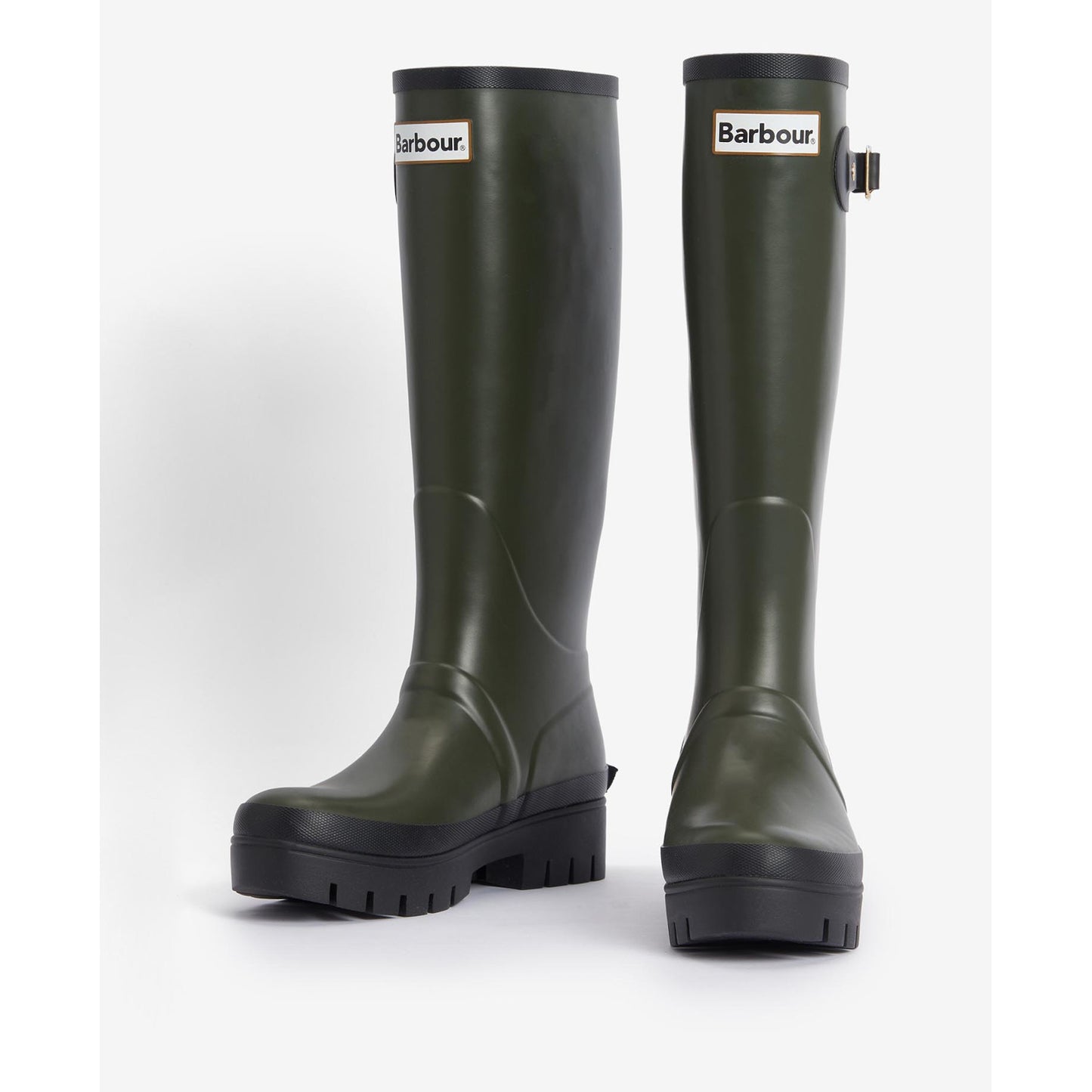 Barbour Snowdon Tall Olive Wellingtons