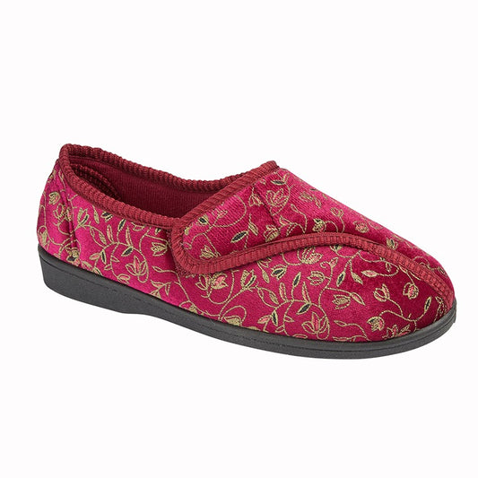 Wallace LS881D Red Pattern Slippers