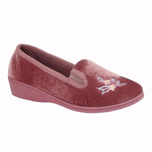 Wallace LS962M Pink Floral Slippers