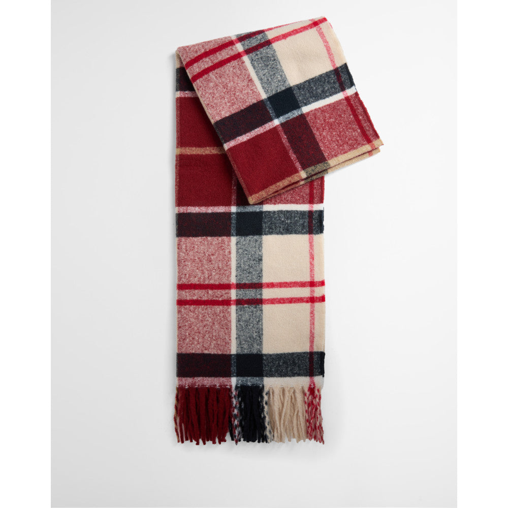 Barbour Deanna Light Cardinal Tartan Scarf