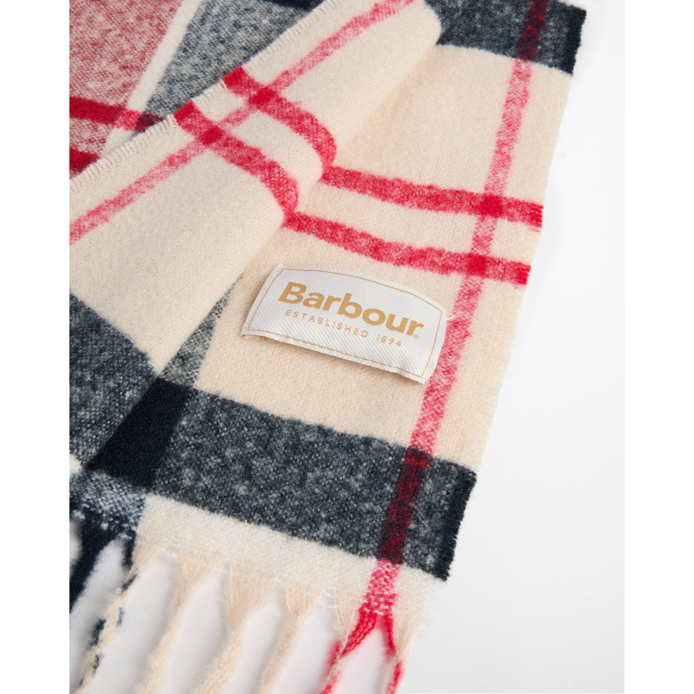Barbour Deanna Light Cardinal Tartan Scarf