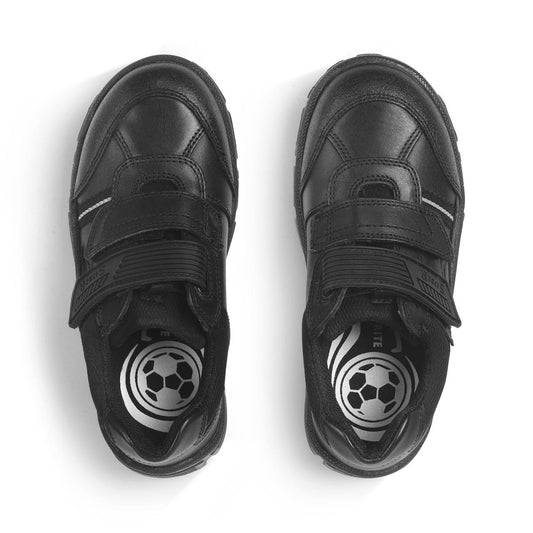 Start Rite Luke Black Leather School Shoes
