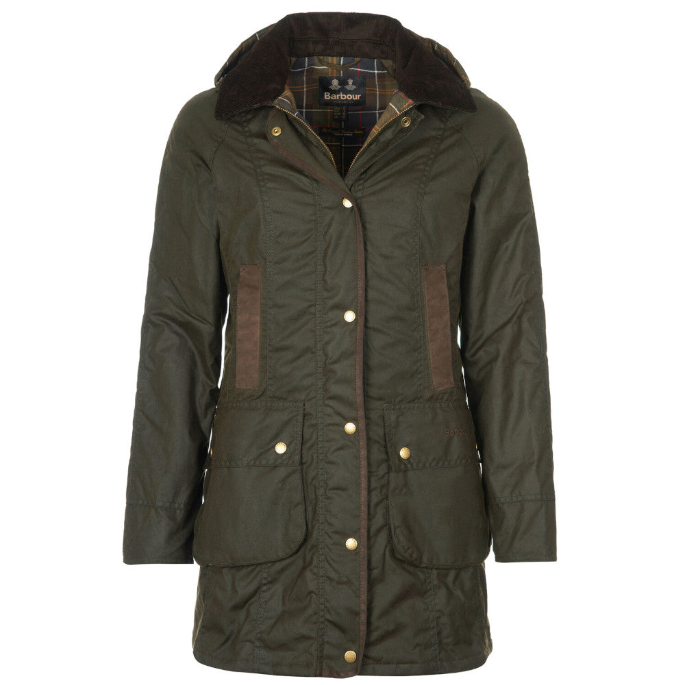 Barbour Bower Olive Wax Jacket
