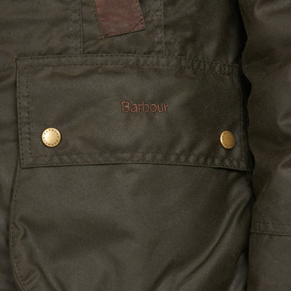 Barbour Bower Olive Wax Jacket
