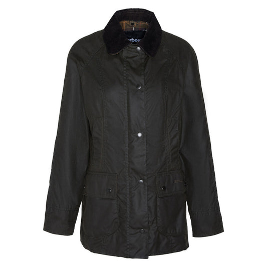 Barbour Classic Beadnell Olive Wax Jacket