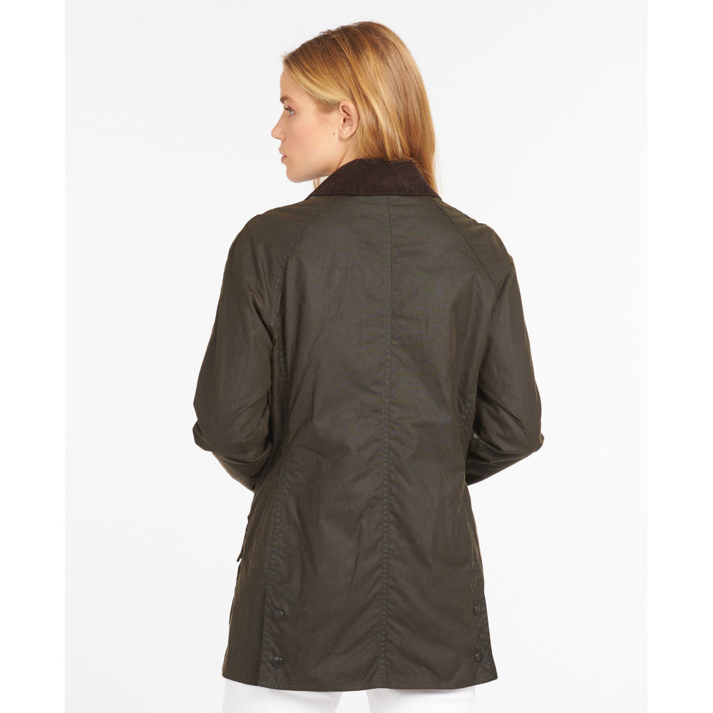 Barbour Classic Beadnell Olive Wax Jacket