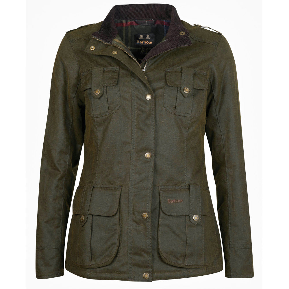 Barbour Winter Defence Olive/Classic Wax Jacket