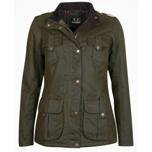 Barbour Winter Defence Olive/Classic Wax Jacket