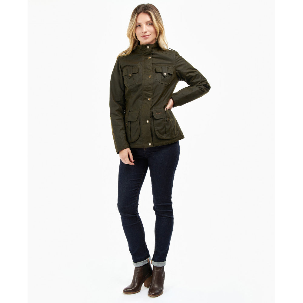 Barbour Winter Defence Olive/Classic Wax Jacket