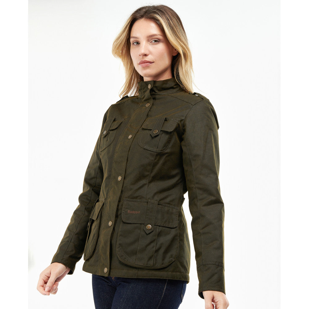 Barbour Winter Defence Olive/Classic Wax Jacket
