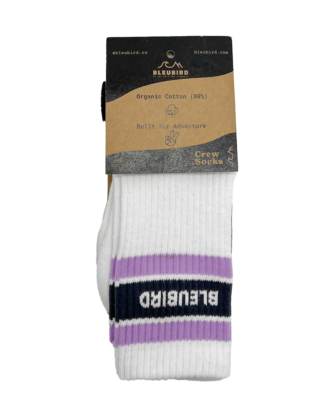 Bleubird Crew Socks - Og - Lavender