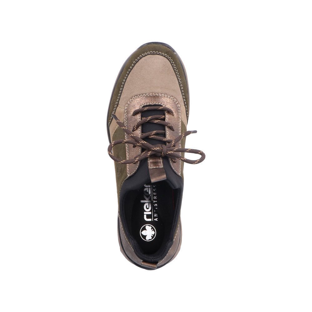 Rieker M5660-64 Beige Casual Shoes