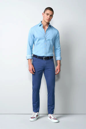 Meyer 6075 17 Five Blue Chino