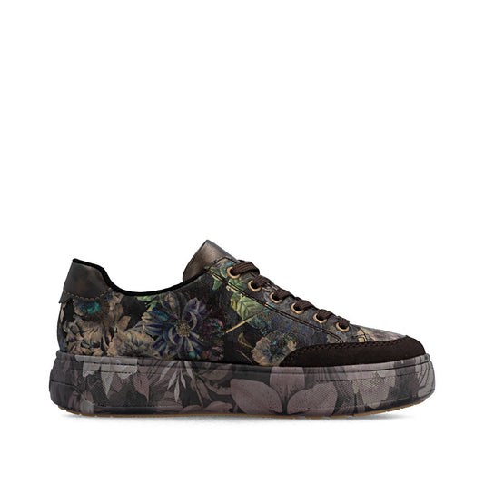 Rieker M7711-26 Brown Combination Casual Shoes