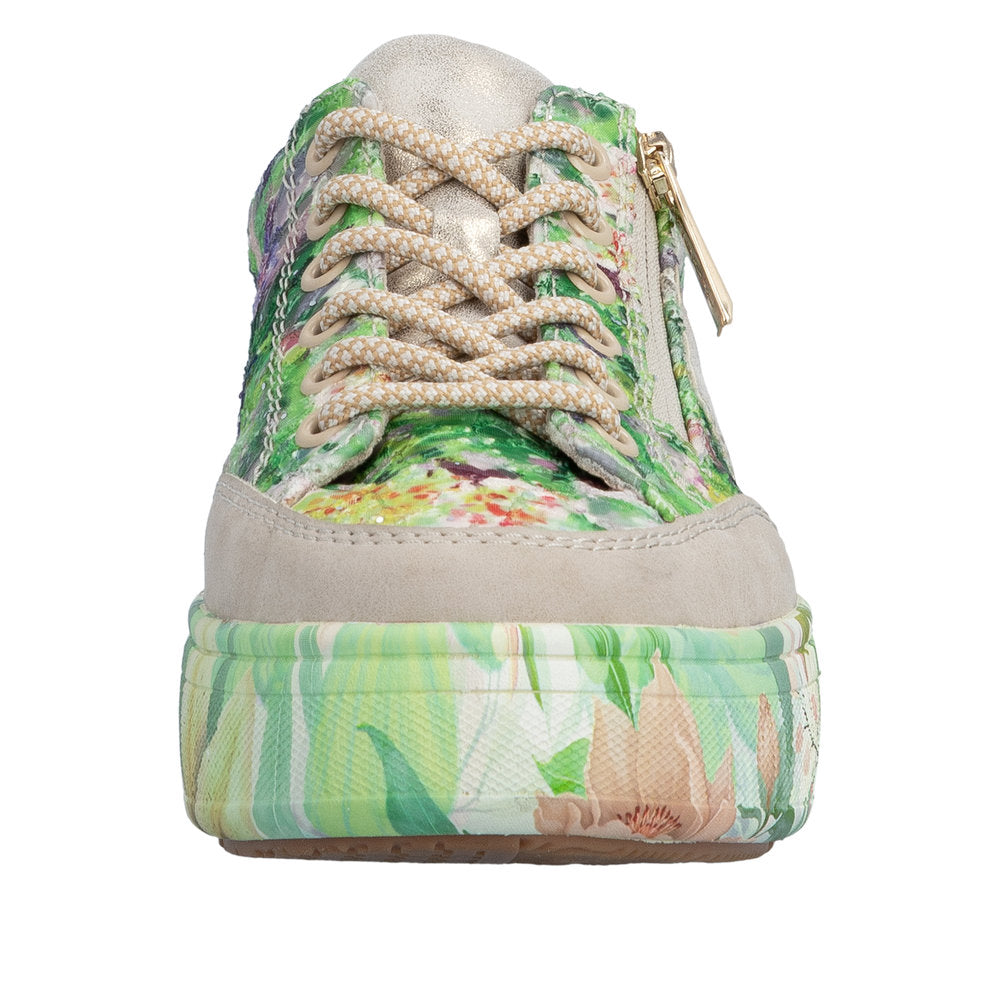 Rieker M7711-91 Green Multicolor Trainers