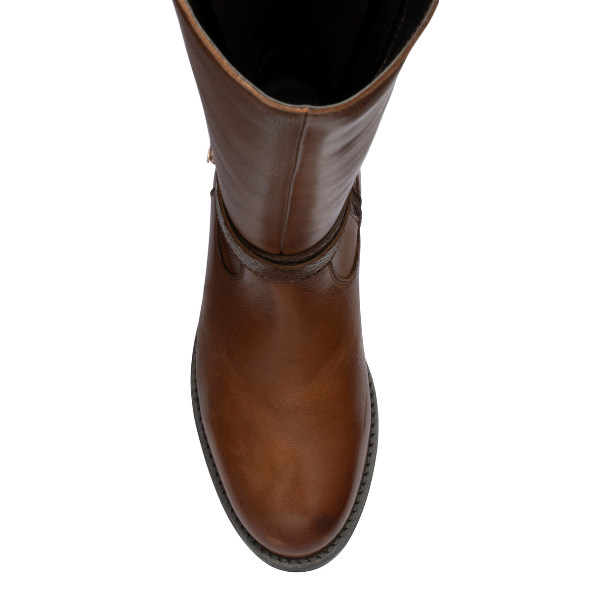Lotus Malia Tan Leather Knee Boots