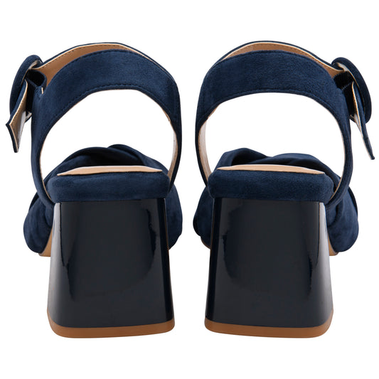 Lotus Maria Navy Suede Shoe
