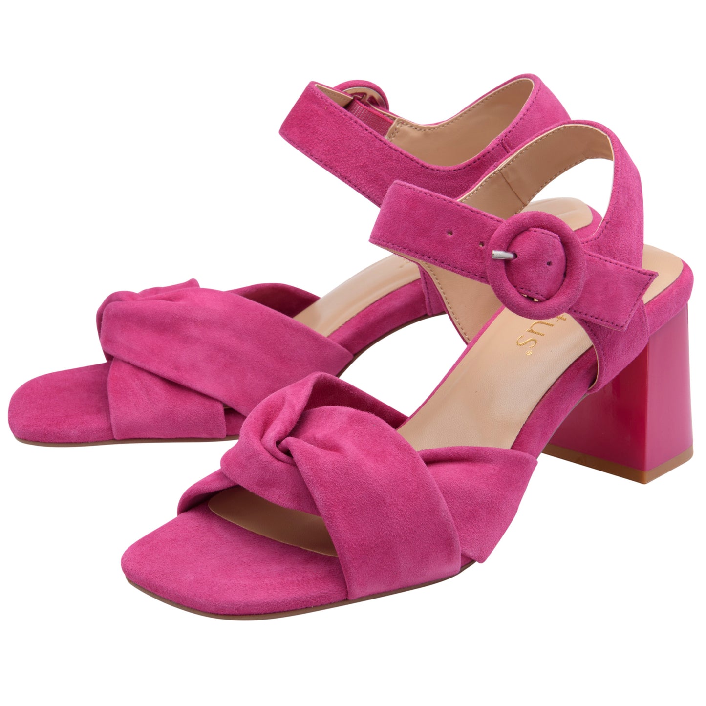 Lotus Maria Pink Suede Shoe