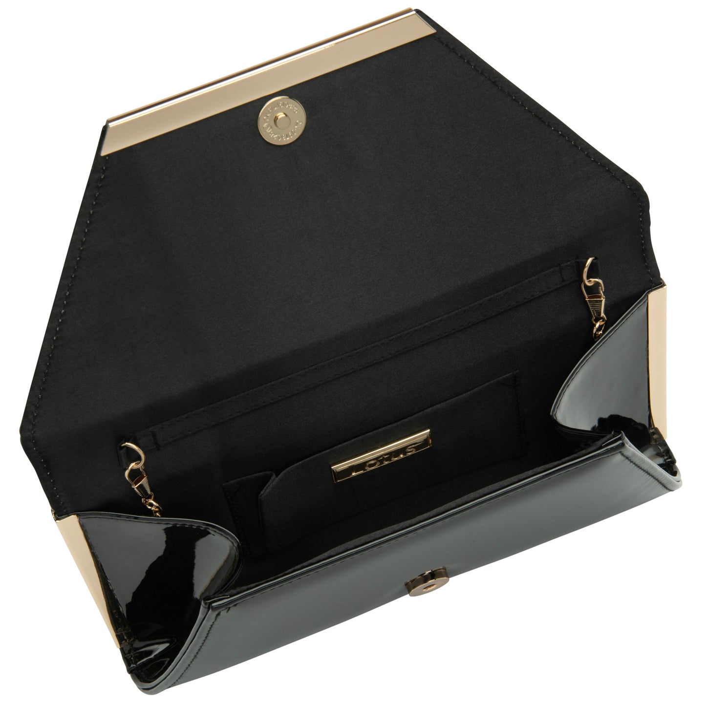 Lotus ULG057 Martha Black Patent Handbag