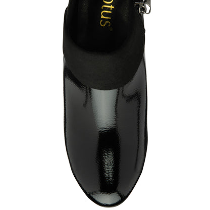 Lotus ULS287 Maya Black Patent/Micro Casual Shoes