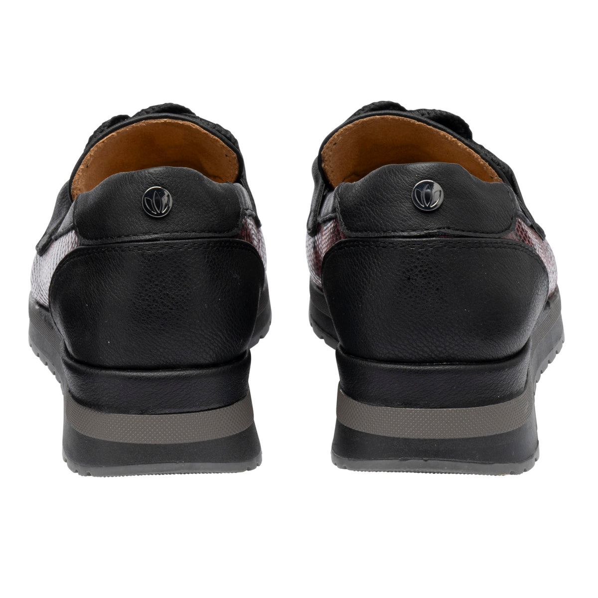 Lotus Maybelle Bordo/Snake Print Shoes