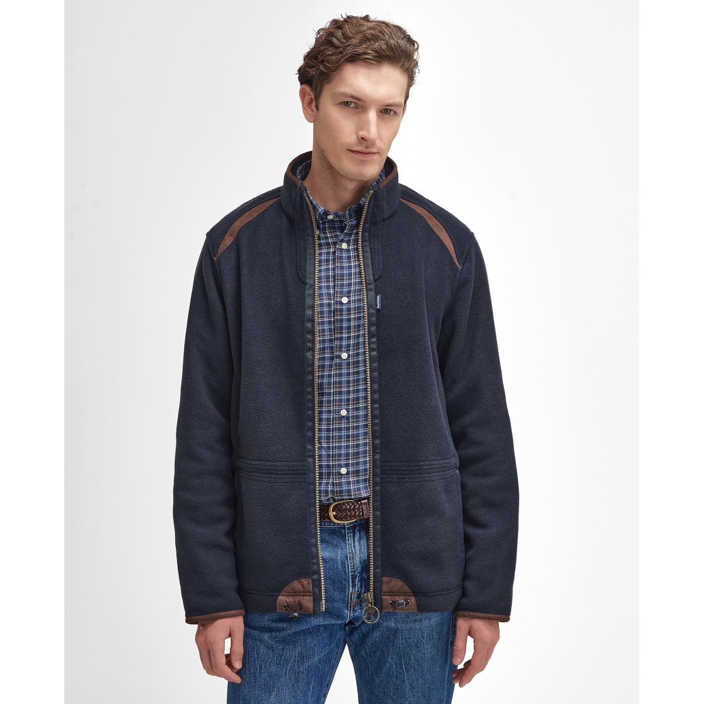 Barbour Langdale Navy Fleece