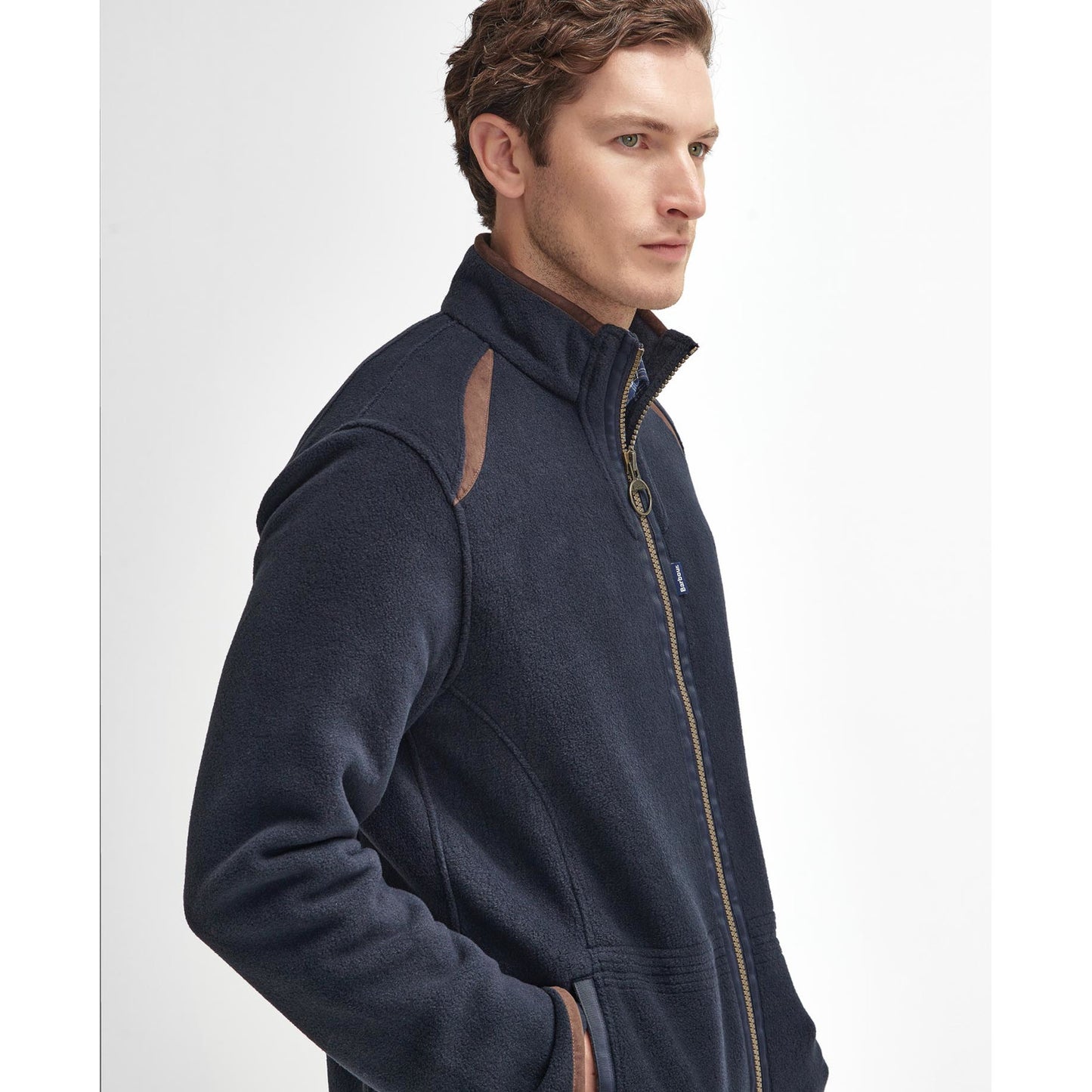 Barbour Langdale Navy Fleece